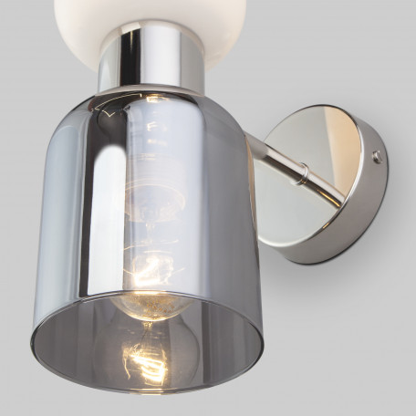 Настенный светильник Eurosvet Tandem 60118/2 никель (a052294), 2xE27x60W - миниатюра 3