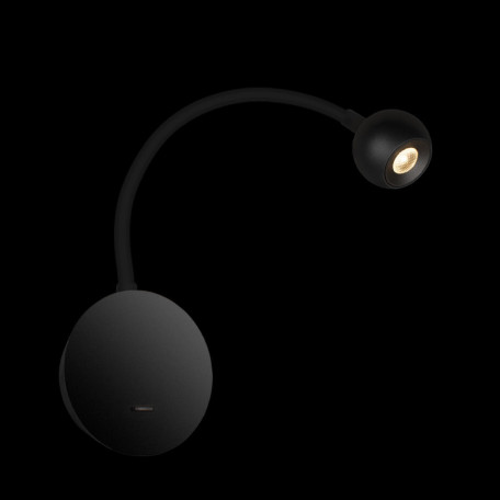 Настенный светодиодный светильник Loft It Point 10254 Black, LED 3W 3200K 210lm - миниатюра 5