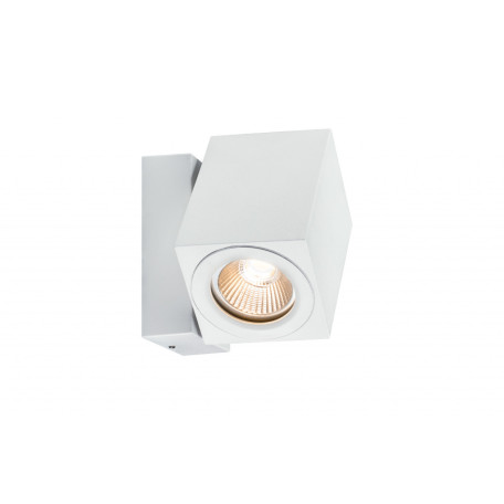 Настенный светодиодный светильник с регулировкой направления света Paulmann Special Line 360° Cube Flame 93782, IP44, LED 7W, белый, металл - миниатюра 1