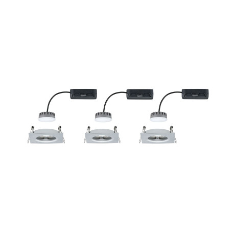Встраиваемый светодиодный светильник Paulmann Nova Plus Premium LED 230V Slim Coin Satin 51mm dimmable 93895, IP44, LED 6,8W, алюминий, металл - миниатюра 4