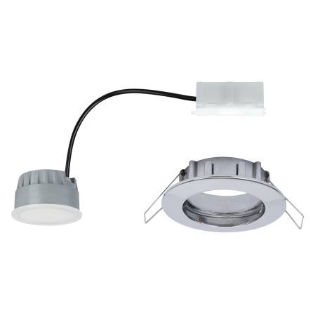 Встраиваемый светодиодный светильник Paulmann LED 230V Coin 51mm dimmable 93959, IP44, LED 6,8W, хром, металл - миниатюра 3