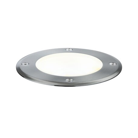 Встраиваемый в уличное покрытие светодиодный светильник Paulmann Plug & Shine Floor 93908, IP67, LED, серебро
