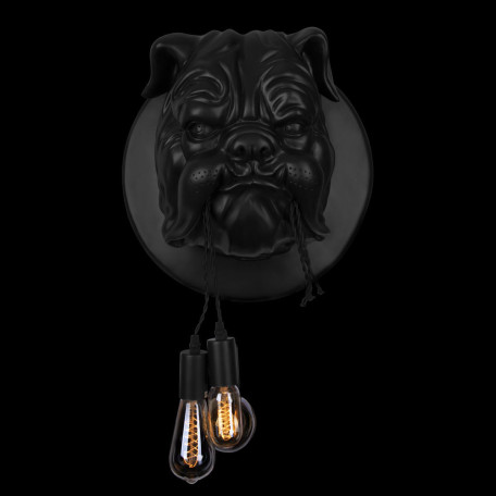 Настенный светильник Loft It Bulldog 10177 Black, 3xE27 - миниатюра 4