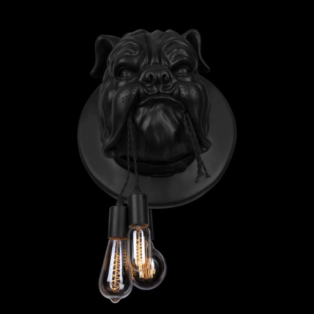 Настенный светильник Loft It Bulldog 10177 Black, 3xE27 - миниатюра 5