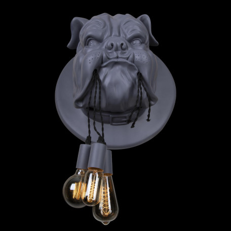 Настенный светильник Loft It Bulldog 10177 Grey, 3xE27 - миниатюра 5