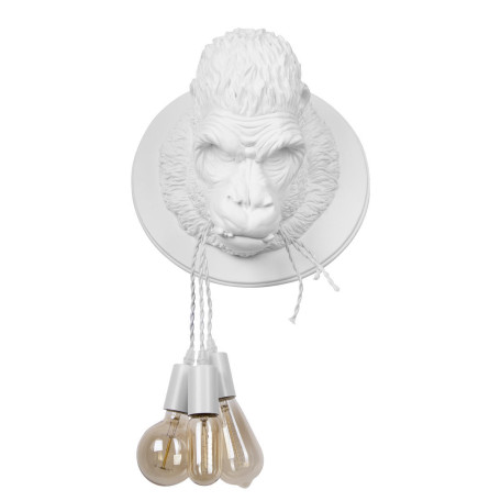 Настенный светильник Loft It Gorilla 10178 White, 3xE27 - миниатюра 2