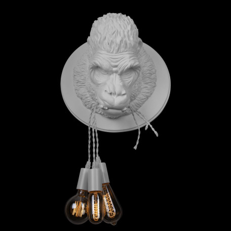 Настенный светильник Loft It Gorilla 10178 White, 3xE27 - миниатюра 4