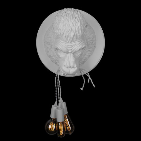 Настенный светильник Loft It Gorilla 10178 White, 3xE27 - миниатюра 5