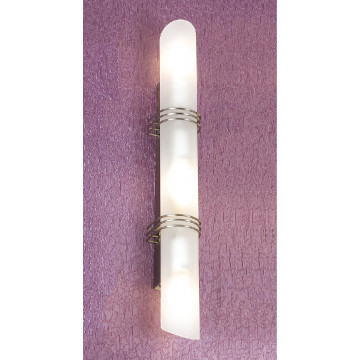 Настенный светильник Lussole Loft Selvino LSA-7711-03, IP21, 3xE14x40W, никель, белый, металл, стекло