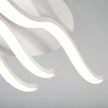 Потолочный светодиодный светильник Eurosvet Gwen 90090/3 белый (00000084014), LED 43W 4200K 3956lm CRI>80 - миниатюра 6