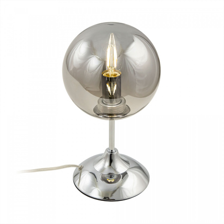 Светильник Citilux Томми CL102810, 1xE14x40W, хром, дымчатый, металл, стекло