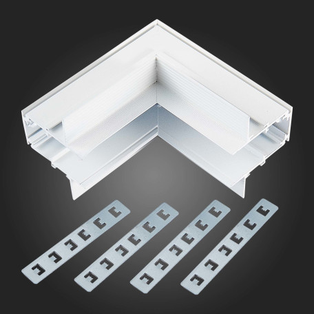 L-образный внутренний соединитель для треков (потолок-стена, стена-стена внутри) ST Luce Skyline 48 ST007.549.00 - миниатюра 3
