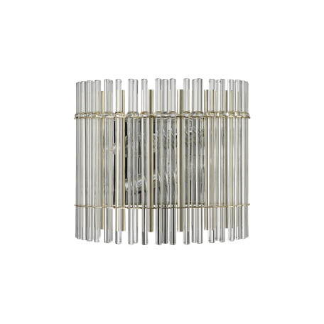Настенный светильник Crystal Lux AURELIO AP2 GOLD+CHROME/TRANSPARENT 0210/402, 2xE14x40W - миниатюра 1