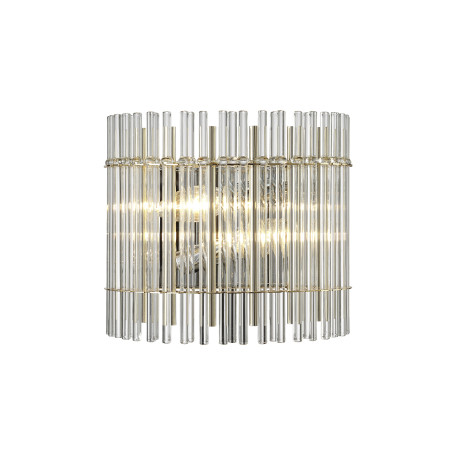 Настенный светильник Crystal Lux AURELIO AP2 GOLD+CHROME/TRANSPARENT 0210/402, 2xE14x40W - миниатюра 2