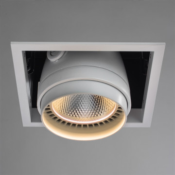 Встраиваемый светильник Arte Lamp Cardani A1618PL-1WH, LED 18W, 3000K (теплый), белый - миниатюра 2
