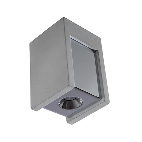 Потолочный светодиодный светильник Loft It Architect OL1073-GH, LED 6W 3000K 260lm, серый с хромом, хром с серым, бетон с металлом