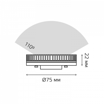 Схема с размерами Gauss 83833