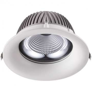 Встраиваемый светодиодный светильник Novotech Spot Glok 358027, LED 50W 4100K 4550lm