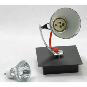 Потолочный светильник с регулировкой направления света Lussole Loft Frontino LSL-7401-01, IP21, 1xGU10x50W, черный, металл - фото 4