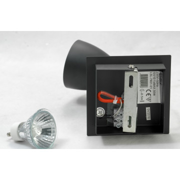 Потолочный светильник с регулировкой направления света Lussole Loft Frontino LSL-7401-01, IP21, 1xGU10x50W, черный, металл - миниатюра 6