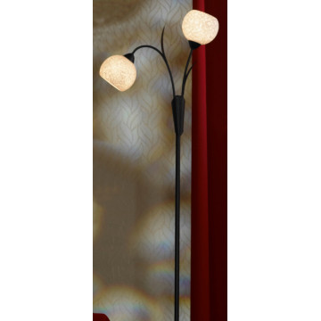 Торшер Lussole Loft Bagheria LSF-6295-02, IP21, 2xE14x40W, коричневый, белый, металл, стекло - миниатюра 2