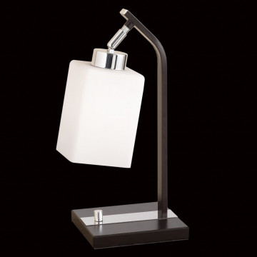 Настольная лампа Citilux Маркус CL123811, 1xE27x75W, венге, белый, металл, стекло - миниатюра 2