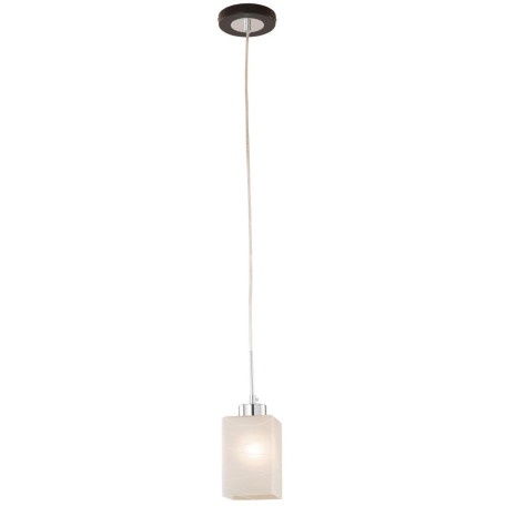 Подвесной светильник Citilux Оскар CL127111, 1xE27x75W, венге, белый, металл, стекло - фото 1