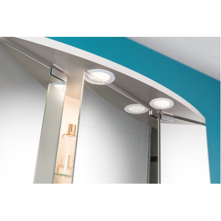Встраиваемый мебельный светодиодный светильник Paulmann Mirror Cabinet downlight 99920, LED 2,5W, хром, металл - миниатюра 2