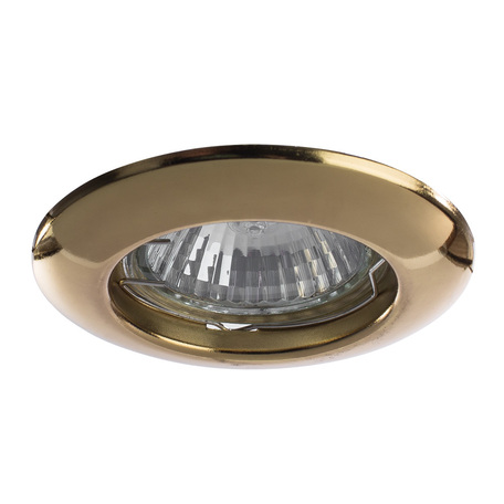 Встраиваемый светильник Arte Lamp Instyle Praktisch A1203PL-1GO, 1xGU10x50W, золото, металл