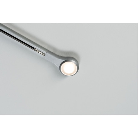 Концевая заглушка со светодиодом для шинопровода Paulmann URail 95479, LED 5,8W, матовый хром, металл - миниатюра 4