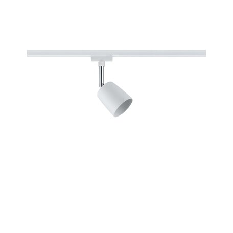 Светильник с регулировкой направления света Paulmann URail Spot Cover 95336, 1xGU10x10W, хром, белый, металл, пластик