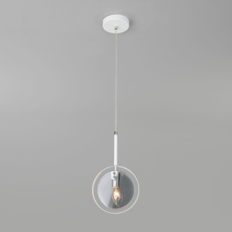 Подвесной светильник Eurosvet Gallo 50121/1 белый (a052349), 1xE14x60W - миниатюра 1