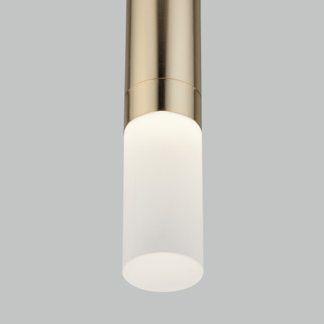 Подвесной светодиодный светильник Eurosvet Axel 50210/1 LED золото (a054208), LED 7W 4200K 306lm CRI>80 - миниатюра 3