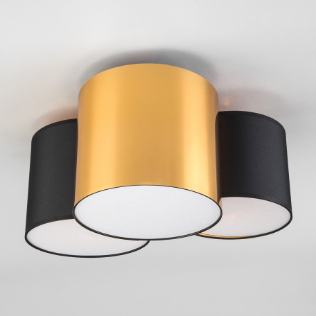 Потолочный светильник TK Lighting 3445 Mona Black/Gold (a055677), 3xE27x60W - миниатюра 2