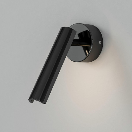 Настенный светильник с регулировкой направления света Eurosvet Tint 20126/1 LED черный жемчуг (a058316)