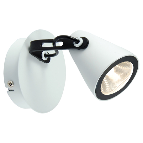 Настенный светодиодный светильник с регулировкой направления света Lussole Loft Merano LSN-4101-01, IP21, LED 5W 4100K 350lm - миниатюра 1