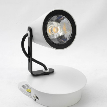 Настенный светодиодный светильник с регулировкой направления света Lussole Loft Merano LSN-4101-01, IP21, LED 5W 4100K 350lm - миниатюра 2