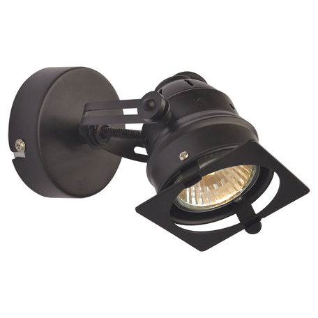 Настенный светильник с регулировкой направления света Lussole Loft Denver LSP-9118, IP21, 1xGU10x50W, черный, металл