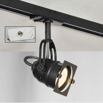 Настенный светильник с регулировкой направления света Lussole Loft Denver LSP-9118, IP21, 1xGU10x50W - миниатюра 3