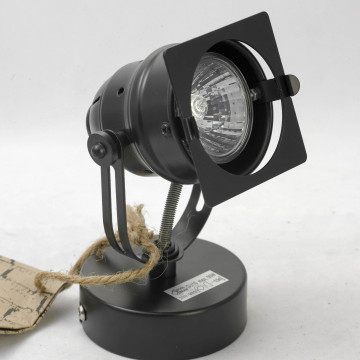Настенный светильник с регулировкой направления света Lussole Loft Denver LSP-9118, IP21, 1xGU10x50W - миниатюра 4
