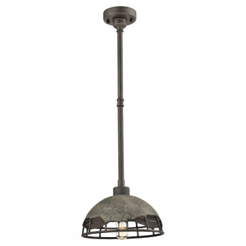 Подвесной светильник Lussole Loft Medford LSP-9642, IP21, 1xE27x60W, серый, металл, бетон - миниатюра 2