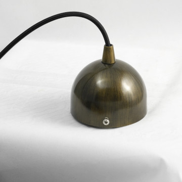 Подвесной светильник Lussole Loft Saratoga LSP-9653, IP21, 1xE27x60W, бронза, металл - миниатюра 5