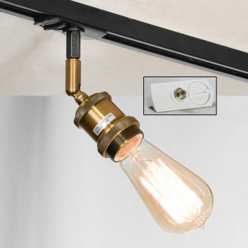 Потолочный светильник с регулировкой направления света Lussole Loft Centereach LSP-9320, IP21, 1xE27x60W - миниатюра 4