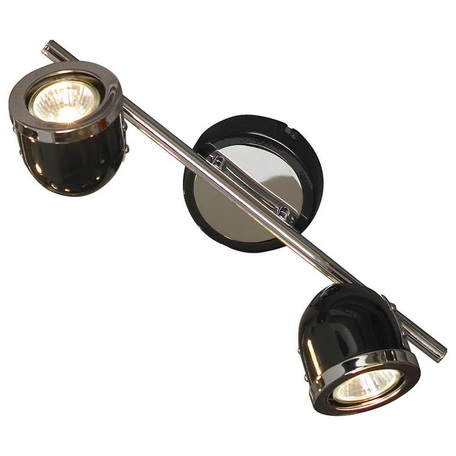 Потолочный светильник с регулировкой направления света Lussole Loft Tivoli LSN-3121-02, IP21, 2xGU10x50W, черный, металл