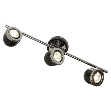 Потолочный светильник с регулировкой направления света Lussole Loft Tivoli LSN-3121-03, IP21, 3xGU10x50W, черный, металл