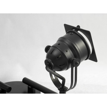 Потолочный светильник с регулировкой направления света Lussole Loft Denver LSP-9119, IP21, 4xGU10x50W, черный, металл - миниатюра 3