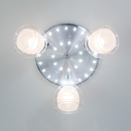 Потолочная люстра с регулировкой направления света Citilux Самба CL158132, 3xE27x75W + LED - миниатюра 4