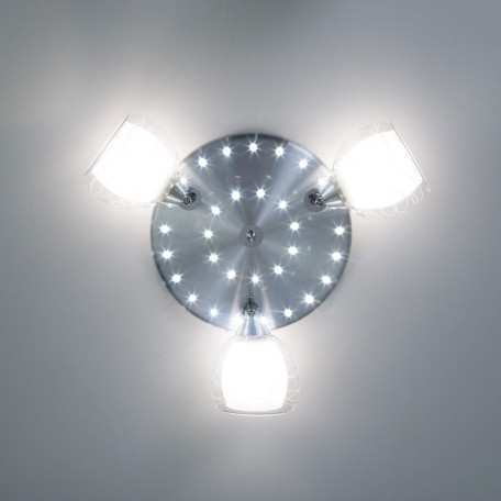 Потолочная люстра с регулировкой направления света Citilux Самба CL158132, 3xE27x75W + LED - миниатюра 7
