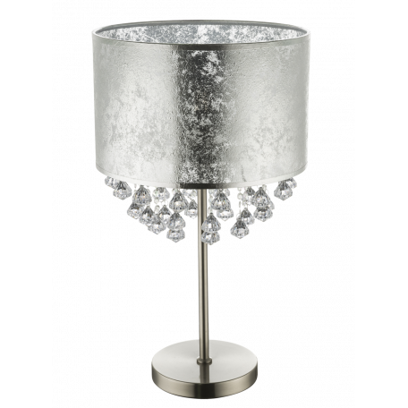 Настольная лампа Globo Amy 15188T3, 1xE27x60W, прозрачный, металл, текстиль, пластик - миниатюра 1