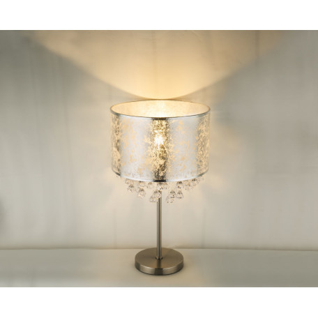 Настольная лампа Globo Amy 15188T3, 1xE27x60W, прозрачный, металл, текстиль, пластик - миниатюра 4